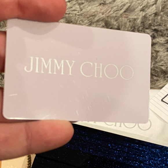 Fabulous Ombré (Navy to Blue) JIMMY CHOO Crossbody/Clutch - Picture 2 of 9